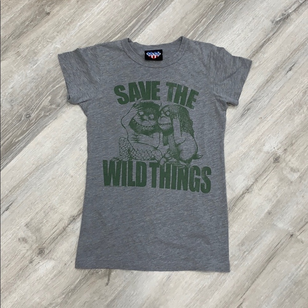 Save The Wild Things Junk Food Brand T-SHIRT